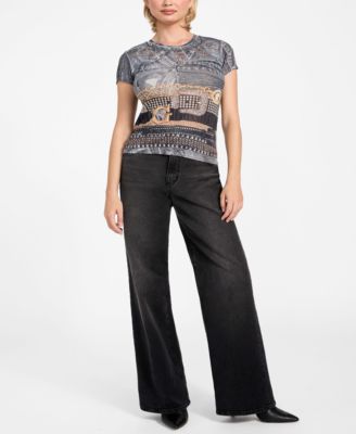 Women's Belt Wrapped R5 Short-Sleeve Top