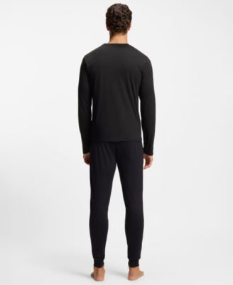 Men's Long-Sleeve Top and Pants Pajama Set