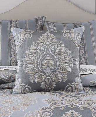 Krista Woven Damask Decorative Pillow, 20" x 20"