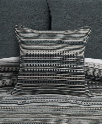 Parallel Chenille Stripe Decorative Pillow, 20" x 20"