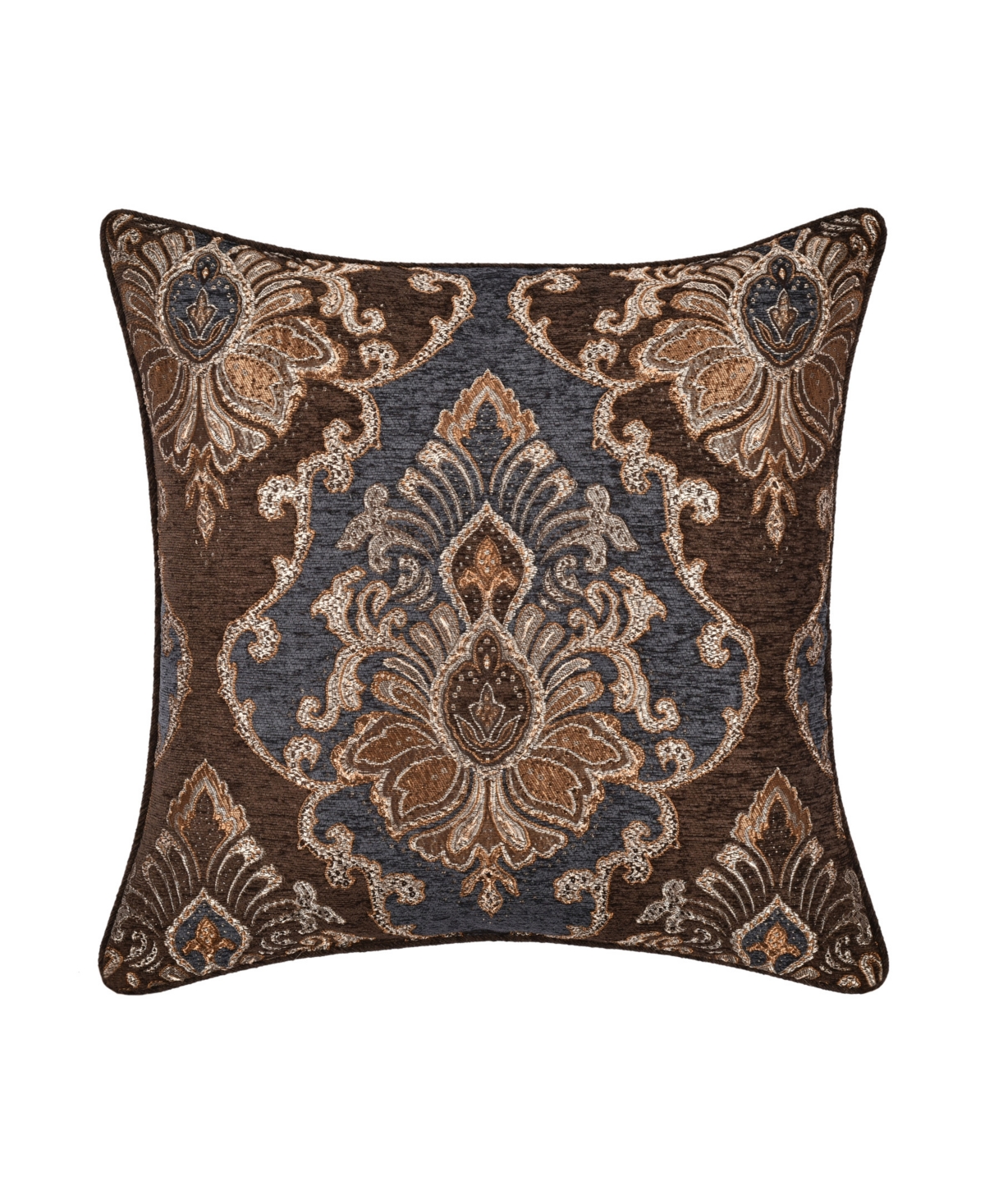 J Queen New York Sofia Chenille Damask Decorative Pillow, 20" X 20" In Multi