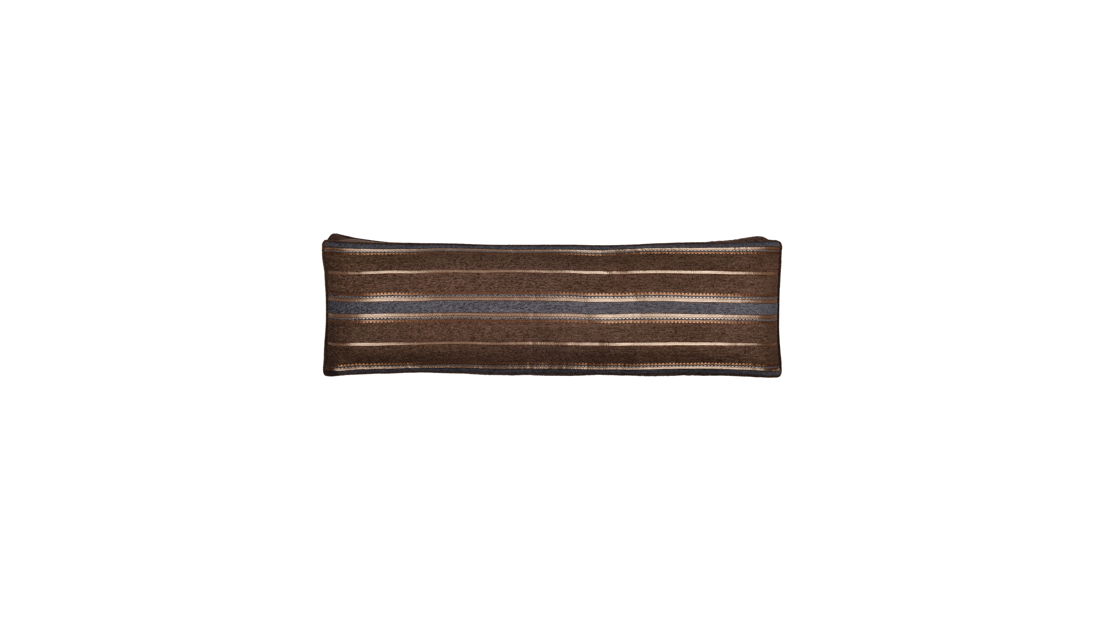 J Queen New York Sofia Chenille Stripe Bolster Decorative Pillow, 15" x 52"