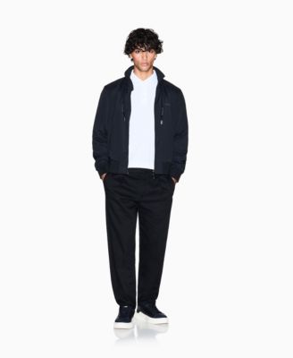 Men's Short Sleeve Mercerized Cotton Jacquard Polo Shirt