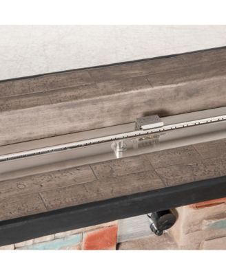 48" Propane Gas Fire Pit Table for Patio w/ Cover and Lava Rocks