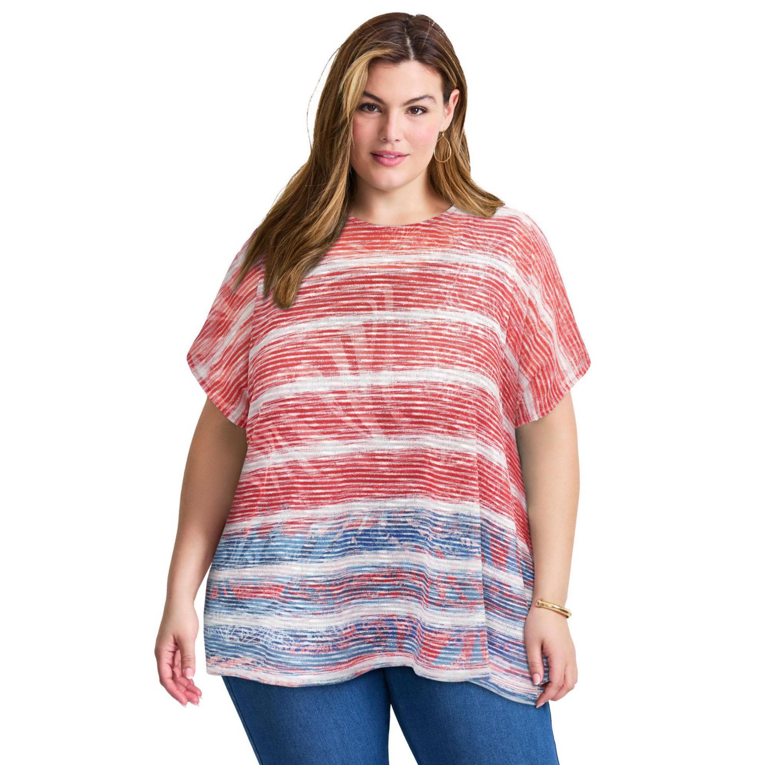 Women's Plus Size Lightweight Dolman Sweater