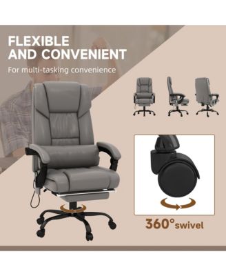Massage Office Chair, Office Chair with 6 Vibration Points,