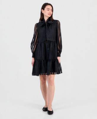 Women's Tiered Shirtdess