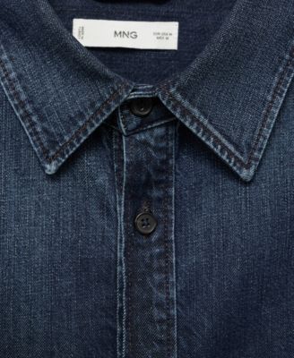 Men's Pocket Denim Overshirt