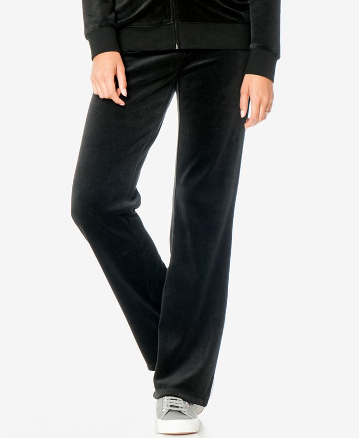 Motherhood Maternity Velour UnderBelly Yoga Pants Macy's