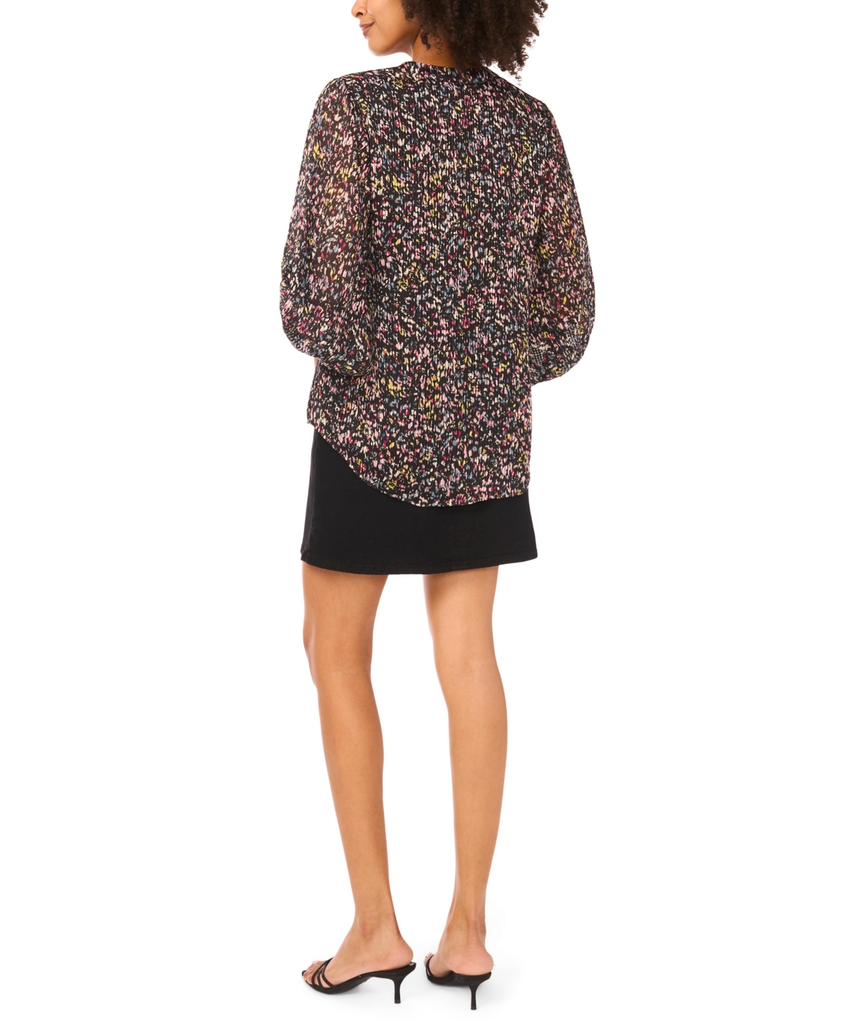 Vince Camuto Women's Printed 3/4-Sleeve Top