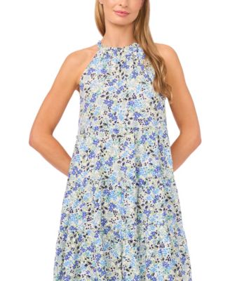 Women's Tiered Halter Dress