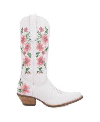 Women's Shoes Designed With Floral Embroidery(Posie) - Boots.