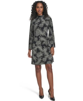 Tommy Hilfiger - Women's Printed A-Line Shift Dress