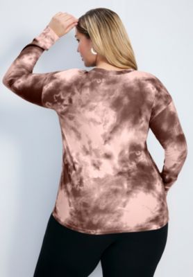 Women's Skylar Tie Dye Hacci Top