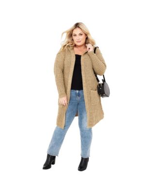 Women's Chelsea Soft Knit Hood Coatigan