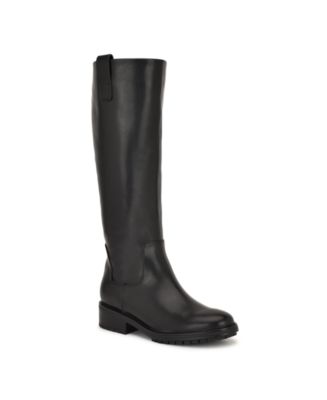 Nine West Women's Leigha Tall Block Heel Riding Boots - Macy's
