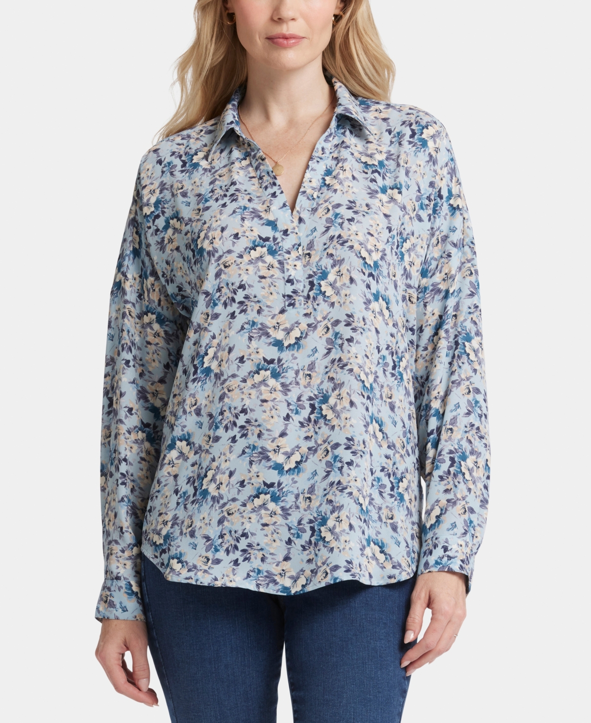 Nydj Women's Long Sleeve Becky Top