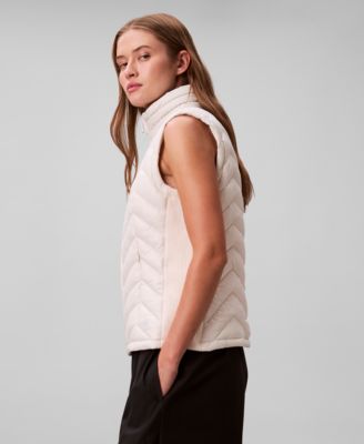 Women's Slim Sleeveless Puffer Vest