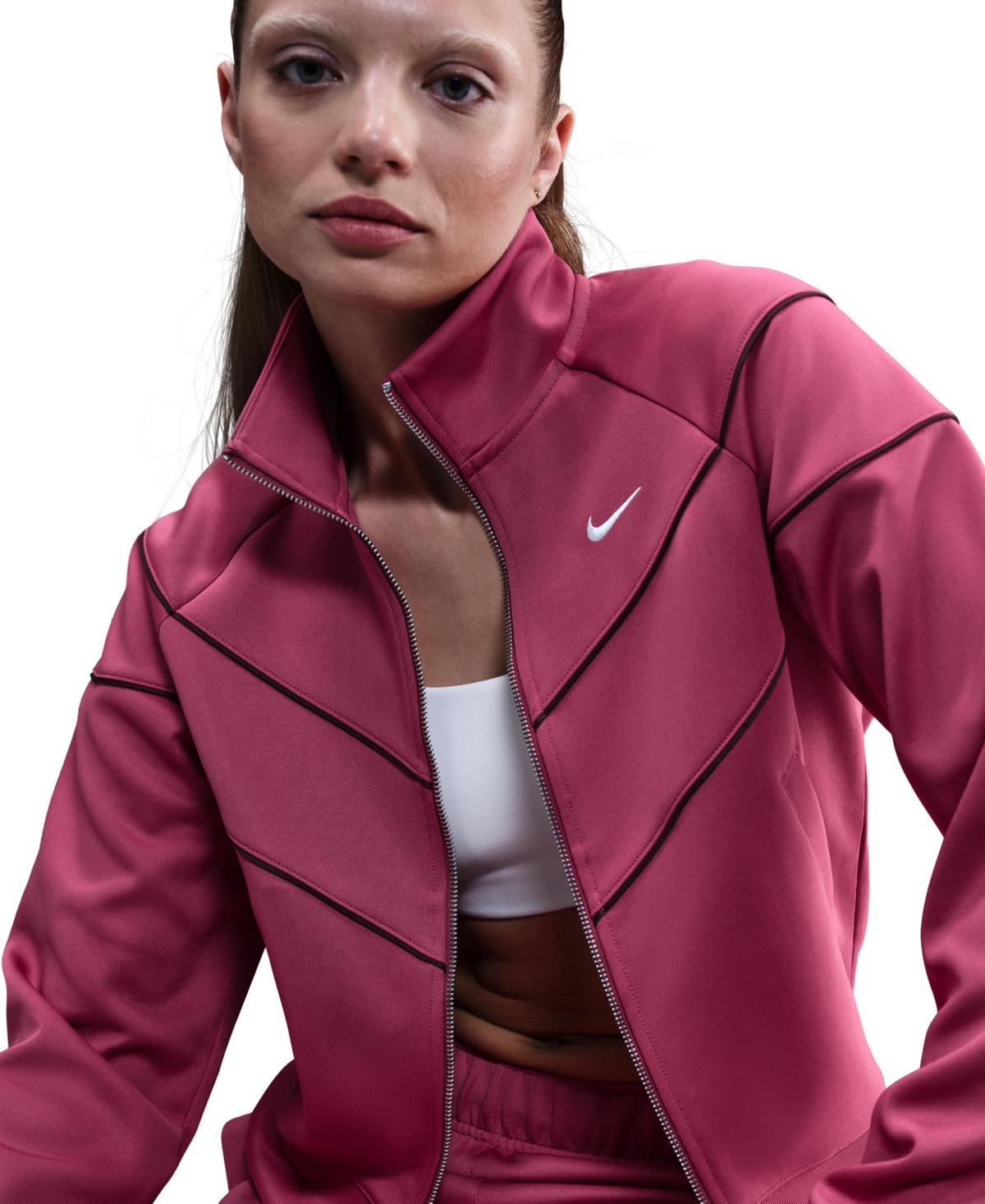 Nike Sportswear Women's Windrunner Knit Zip Jacket In Purple