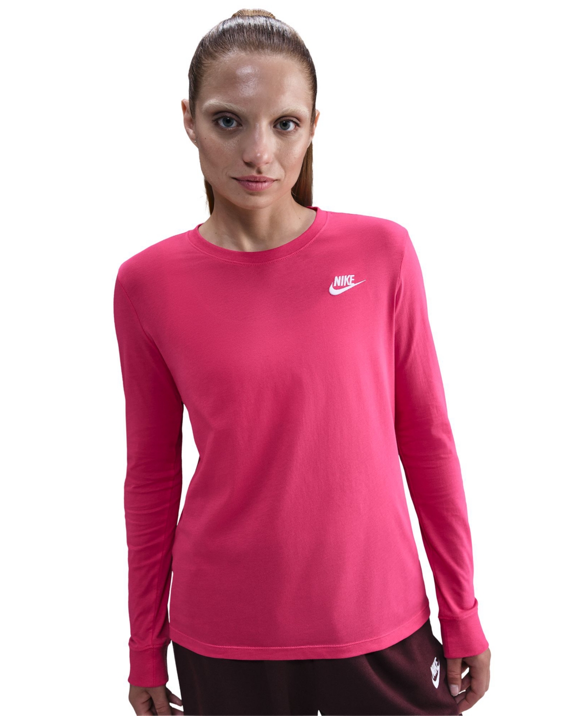Nike Sportswear Club Women's Cotton Long-sleeve T-shirt