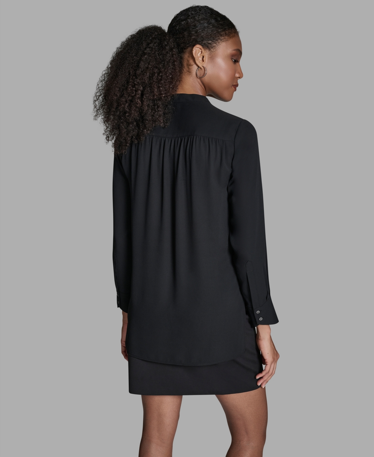 Bcbg Women's Long-Sleeve Hi-Low Top