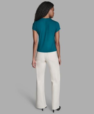 Women's Short-Sleeve Embellished T-Shirt