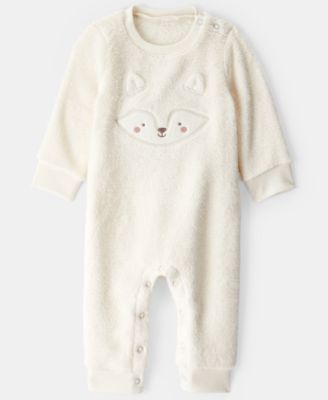 Carter's - Baby Girls Long-Sleeve Snug Fit Jumpsuit