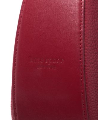 Duo Medium Pebbled Leather Crossbody Bag