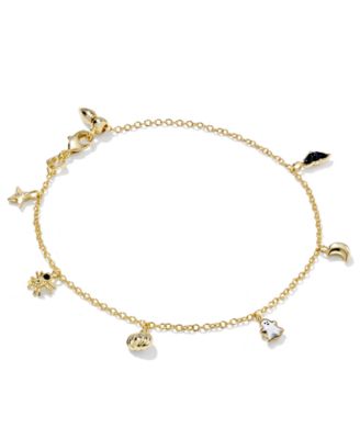 Kendra Scott - Cubic Zirconia and Enamel Halloween Delicate Chain Bracelet