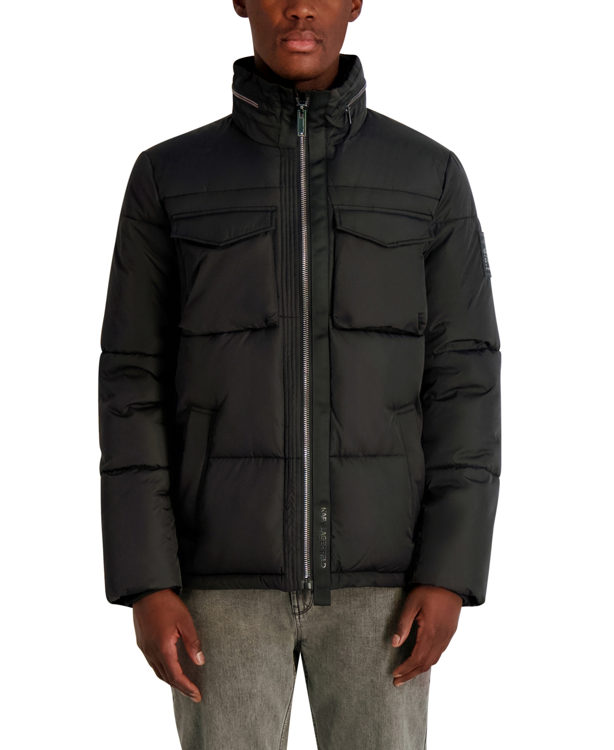 Karl Lagerfeld Puffer With Chest Pockets