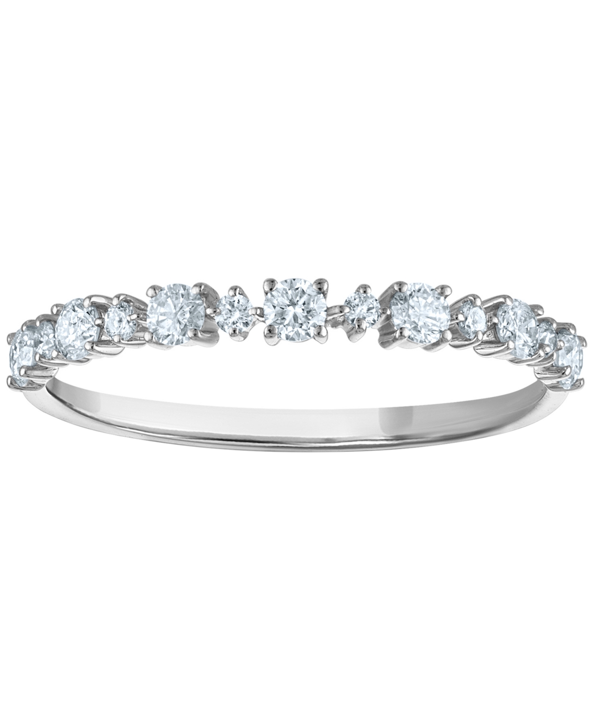 Macy's Diamond Ring (1/3 Ct. T.w.) In 14k White Gold In Gold