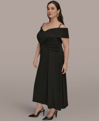 Women's New York Plus Size V-Neck A-Line Dress