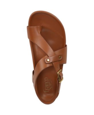 Blair Toe Loop Round Toe Buckle Flat Sandals