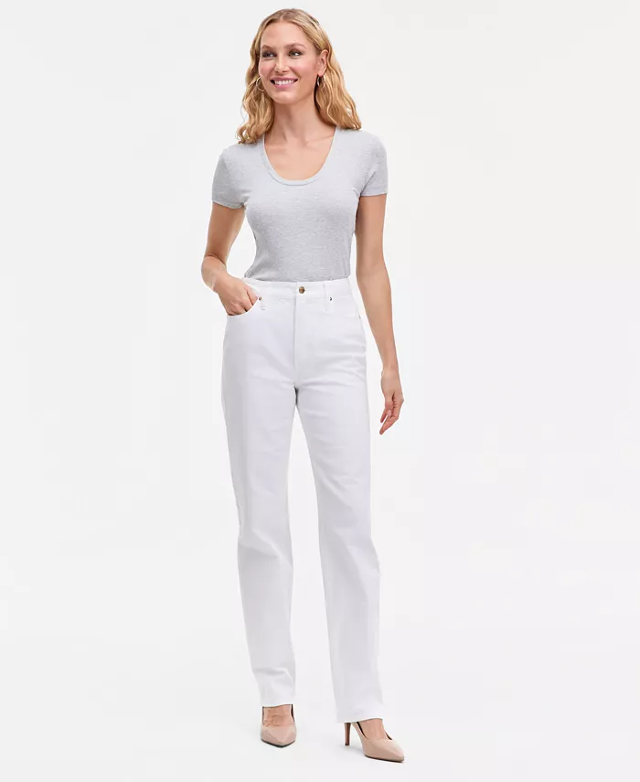 Women's High-Rise Straight-Leg Jeans