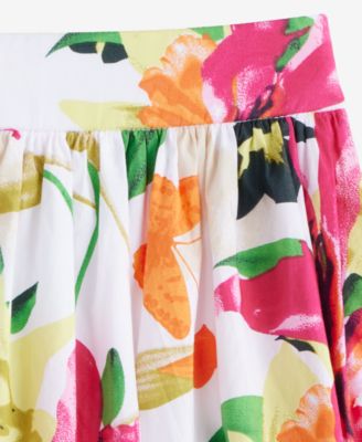 Women's Bubble-Hem Midi Skirt, Macy's Exclusive