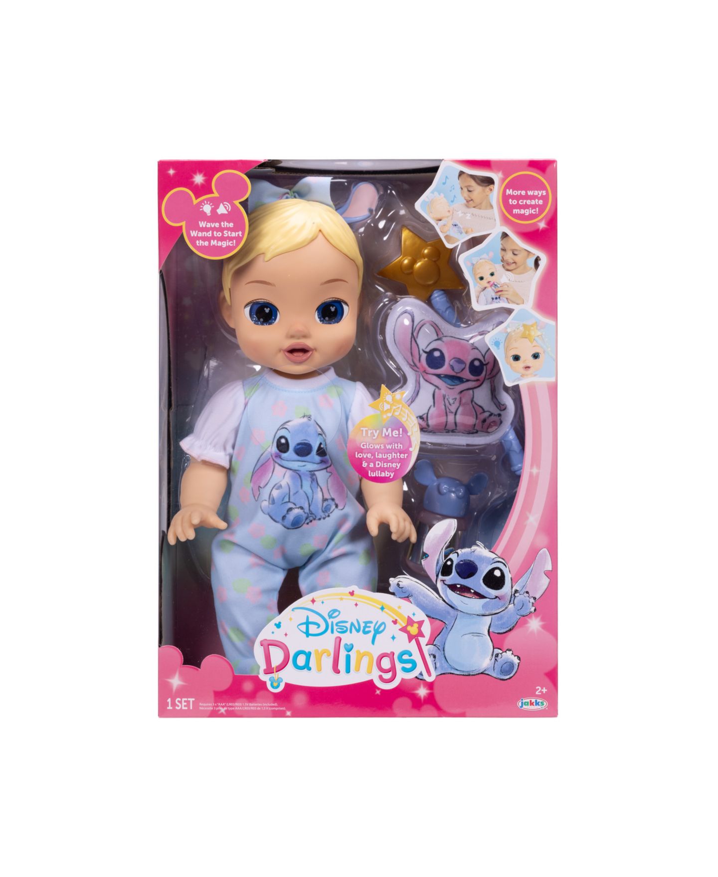 Детская кукла Disney Darlings Stitch Deluxe Blonde Hair, Blue Eyes Feature Doll — фото 11