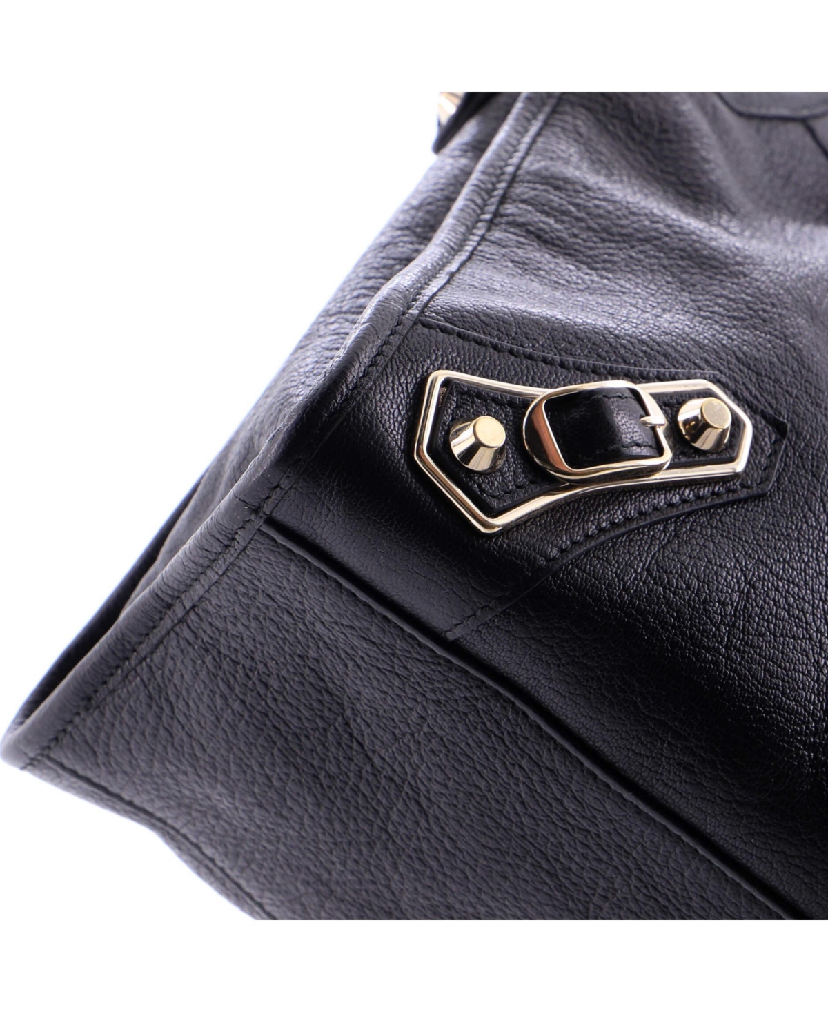 Pre-Owned Balenciaga Medium City Classic Metallic Edge Bag Leather