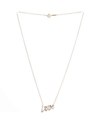 Paloma's Graffiti Love Pendant Necklace