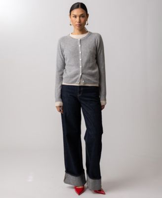 Women's Hutch Double Layer Long-Sleeve Cardigan Sweater