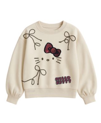 Hello Kitty - Girls  Crewneck Pull-on Shirt