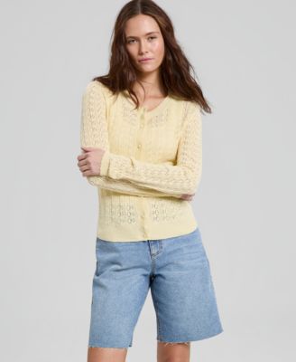 And Now This - Women's Pointelle Cardigan
