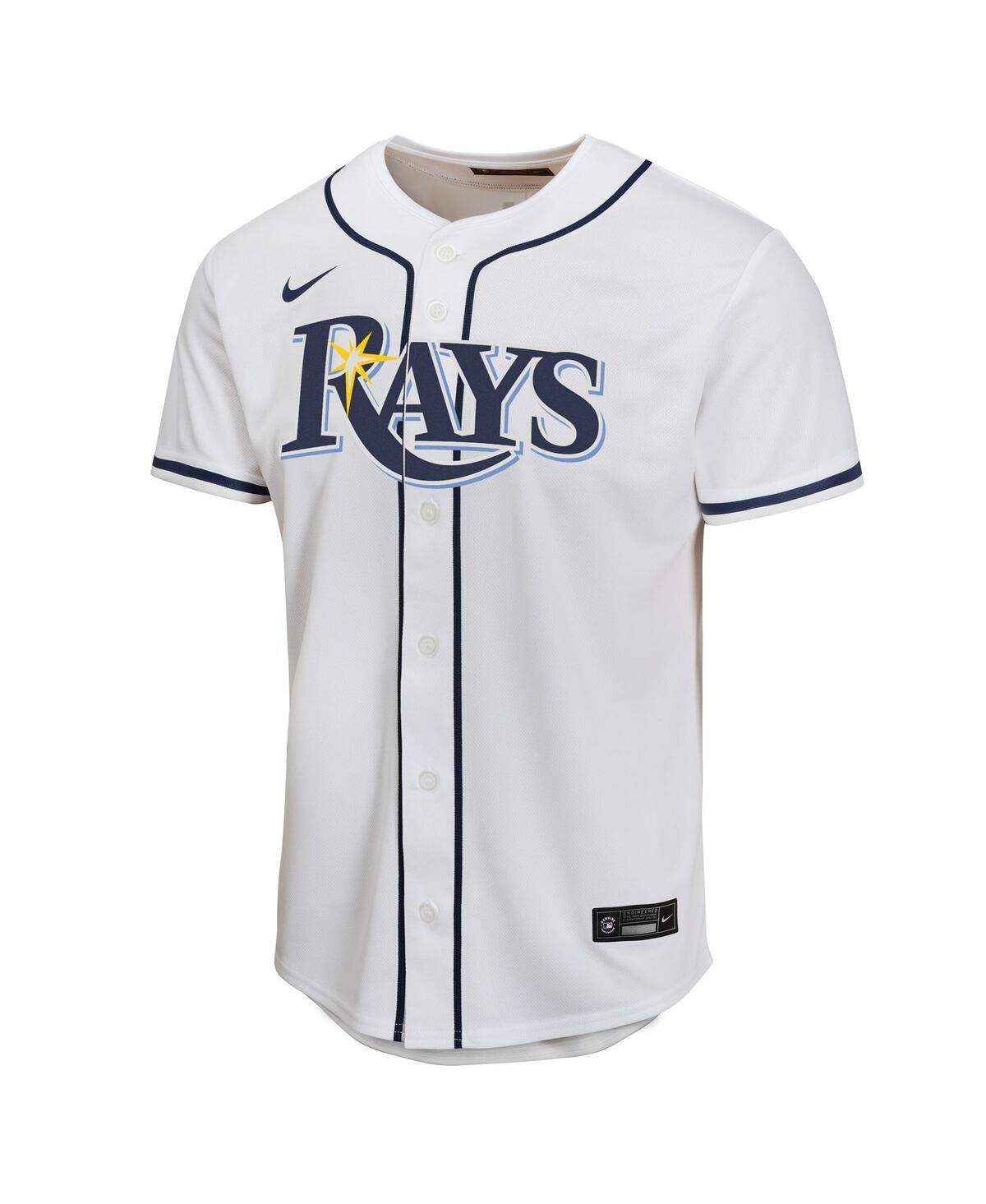 Nike Big Boys and Girls Carson Williams White Tampa Bay Rays Home Player Game Jersey