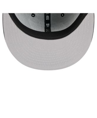 Men's Black Los Angeles Kings Faded Lines 59FIFTY Fitted Hat