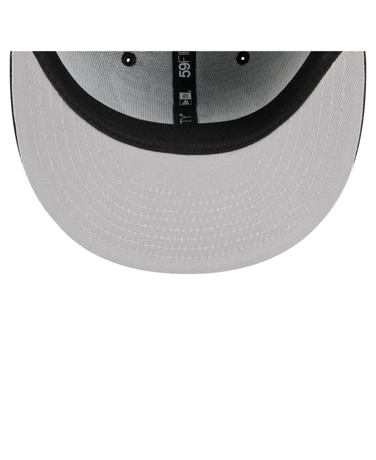 New Era Men's Black Los Angeles Kings Faded Lines 59FIFTY Fitted Hat