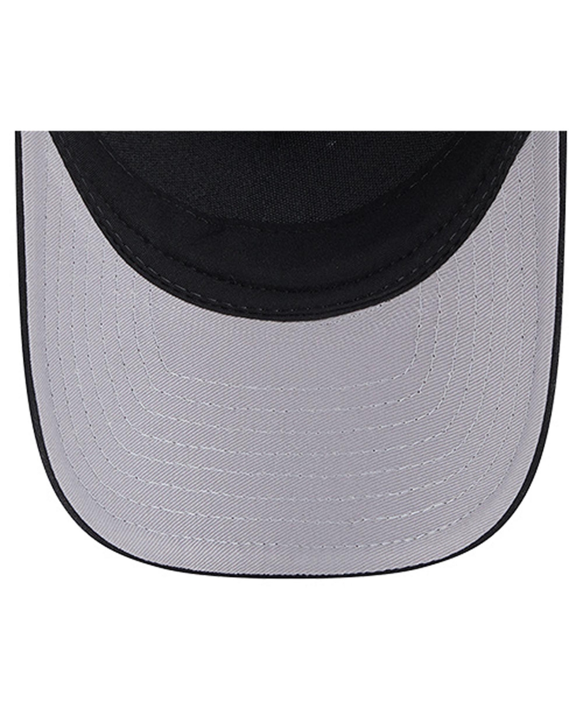 New Era Men's Black San Francisco 49ers Gas Station 9FORTY A-Frame M-Crown Adjustable Trucker Hat