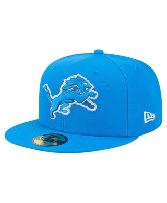 Men's Blue Detroit Lions Group Chat 59FIFTY Fitted Hat