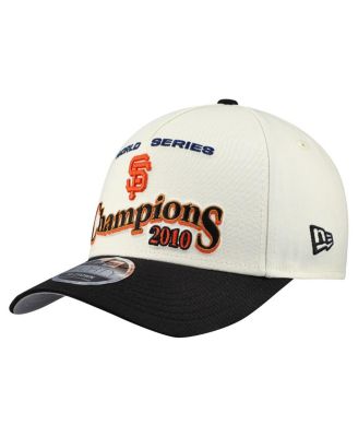 Men's Cream/Black San Francisco Giants World Series 9FORTY M-Crown A-Frame Adjustable Hat