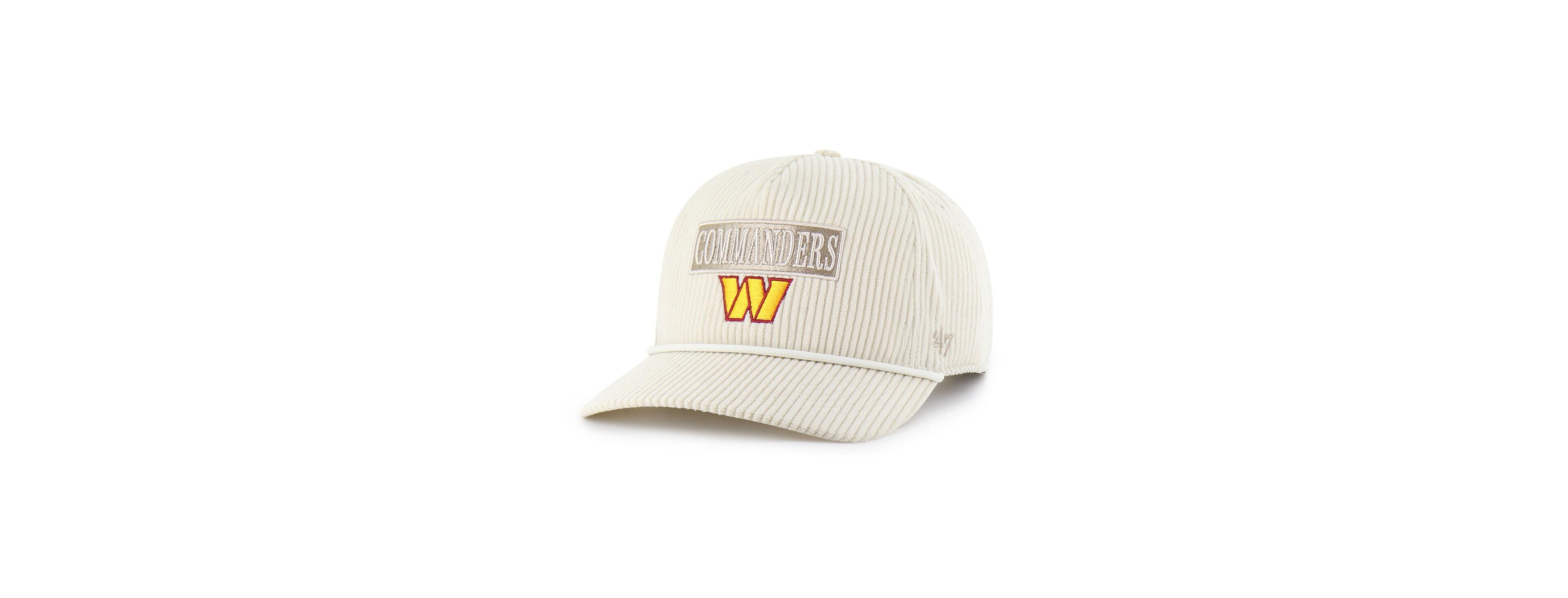 '47 Brand Women's Natural Washington Commanders Mellow Corduroy Hitch Adjustable Hat