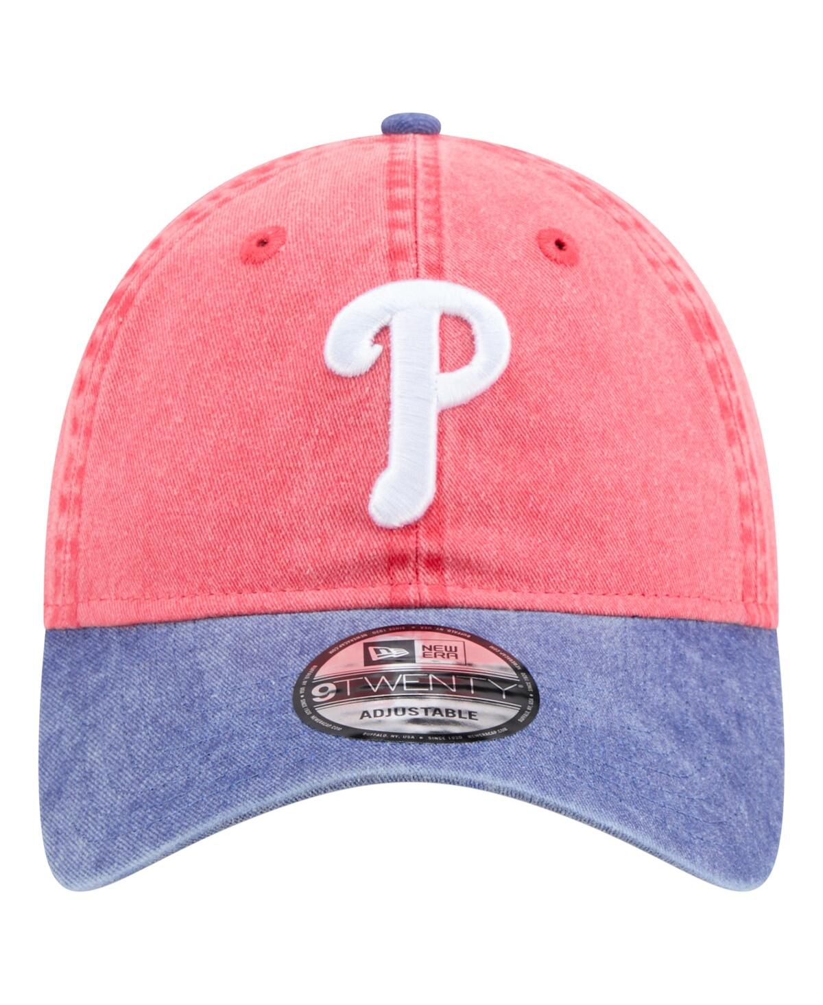 New Era Men's Red/Royal Philadelphia Phillies Select 9TWENTY Adjustable Hat