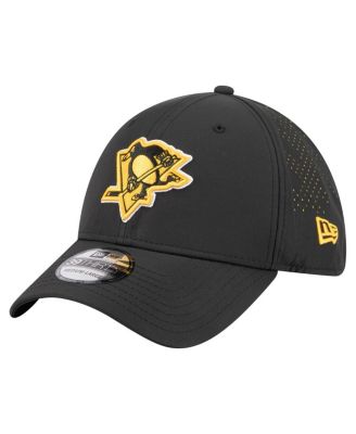 New Era - Men's Black Pittsburgh Penguins Night 39THIRTY Flex Hat